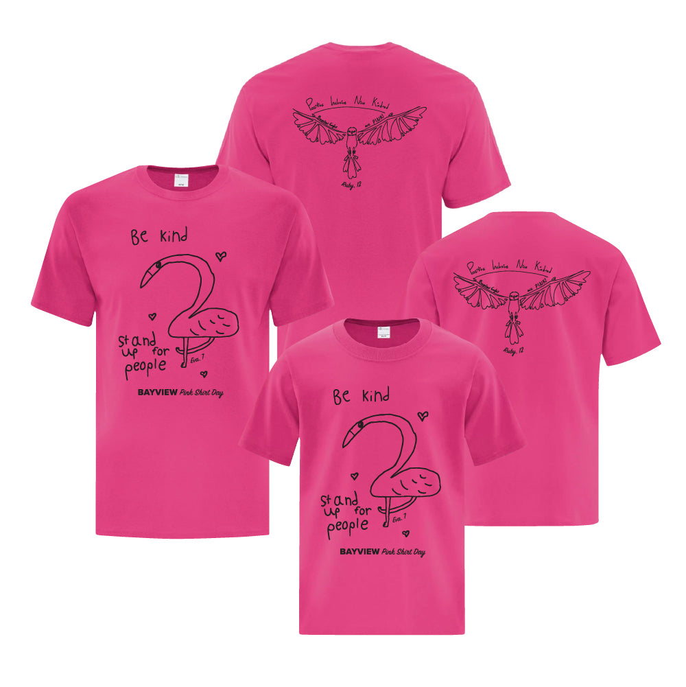 BCES | Pink Shirt Day 2024 T-Shirt (Black Imprint)