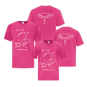 BCES | Pink Shirt Day 2024 T-Shirt (White Imprint)