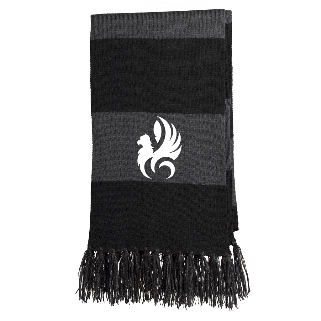 EHSS Music | Sport-Tek® Knit Scarf - Charcoal/Black