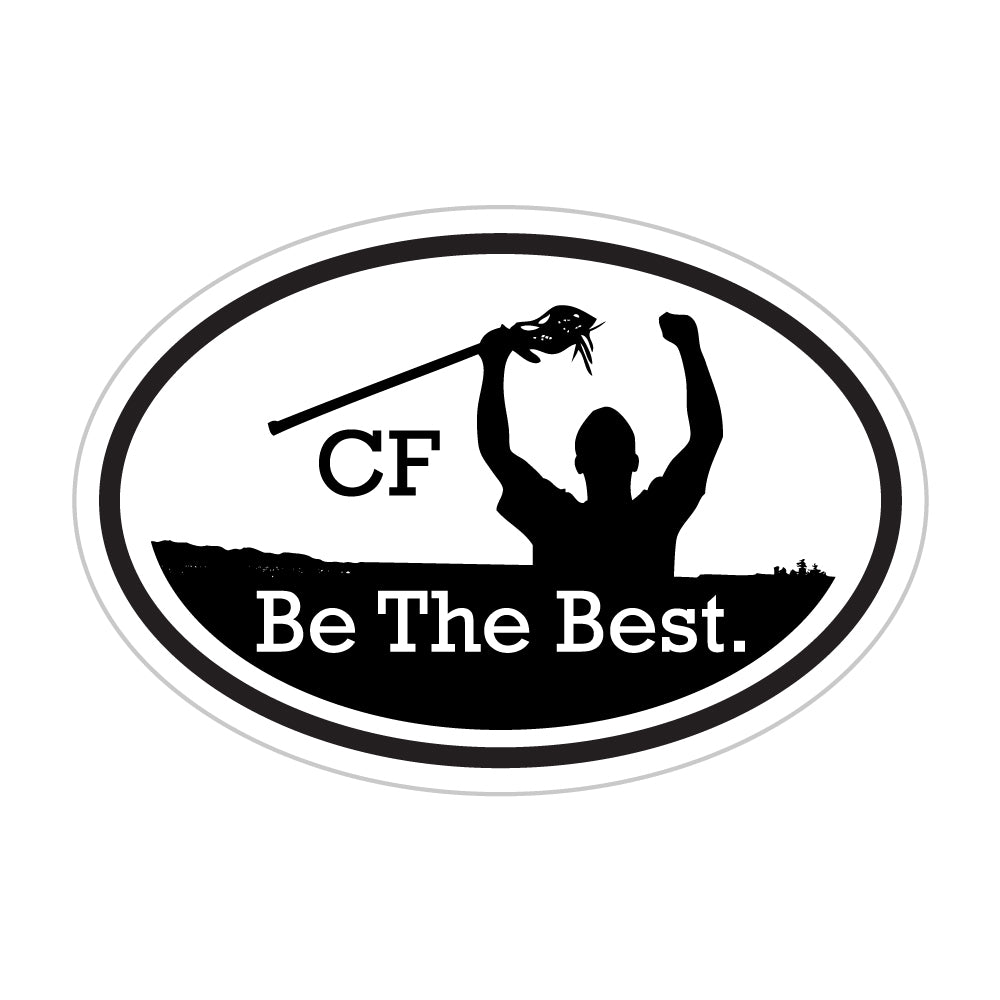 CF Be The Best. | Oval Stickers (5-Pack)