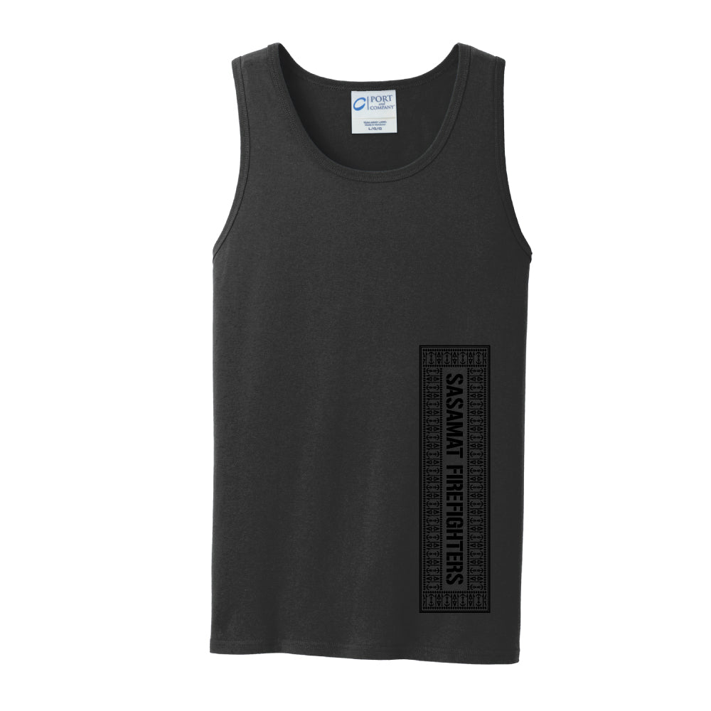 SVFD | Port & Company® Men's Core Cotton Tank Top — Black