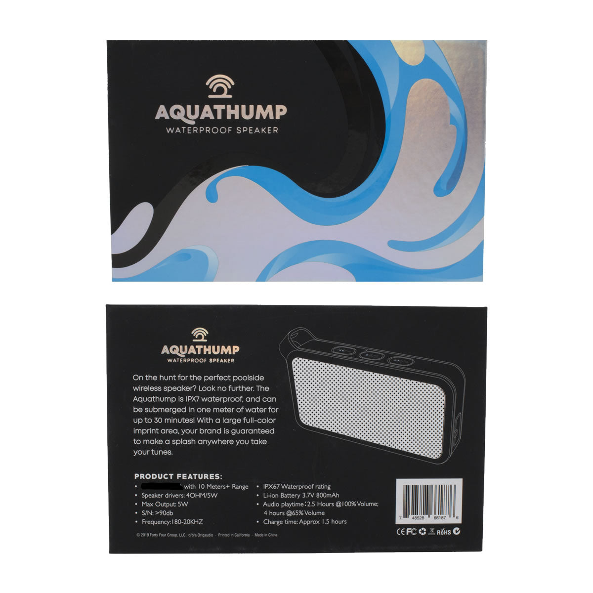 CF Be The Best. | Origaudio™ Aquathump Waterproof Wireless Speaker