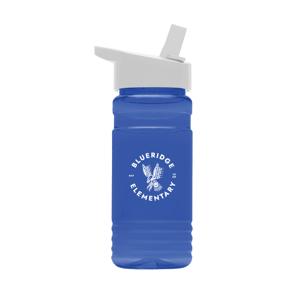 Blueridge Elementary | 20 oz. Bottle with Flip Straw Lid