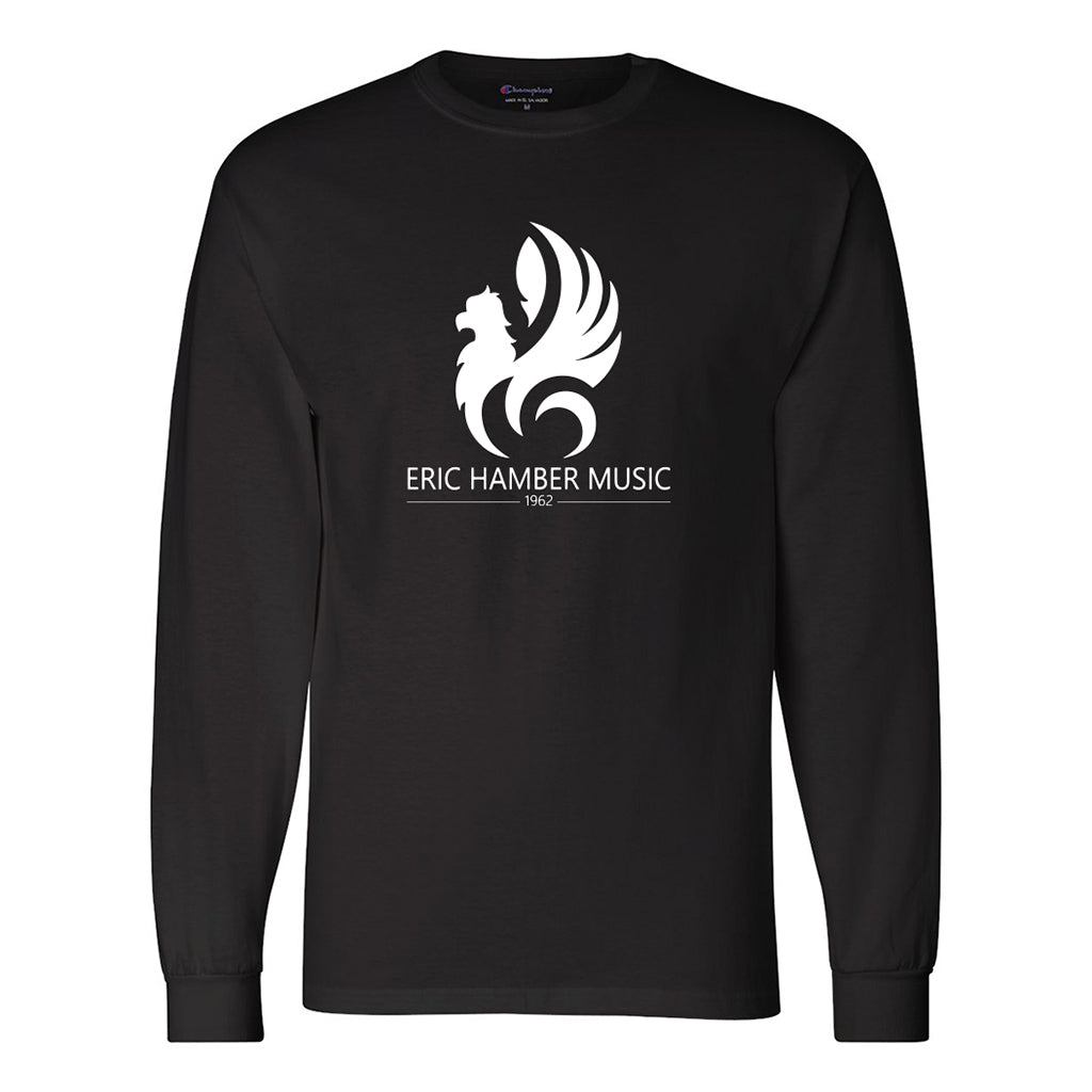 EHSS Music | Champion® Long Sleeve Cotton Tee - Black