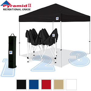 E-Z UP® 10ft x 10ft Pyramid™ II Recreational Instant Shelter®