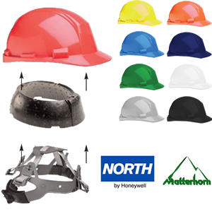 North® by Honeywell Matterhorn Hard Hat CSA Type 2 Ratchet Suspensions