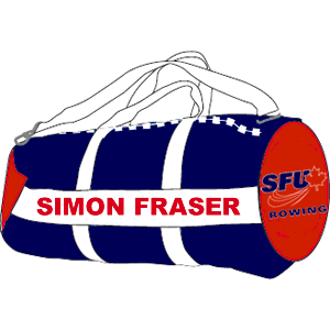 SFU Rowing - Duffel Bag (Booking Only)  *Customizable with Athlete Name*
