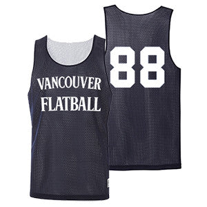 UBC Ultimate Club (AMS) - Vancouver Flatball - Mesh Reversible Pinnie - WITH NUMBERS (Booking Only)
