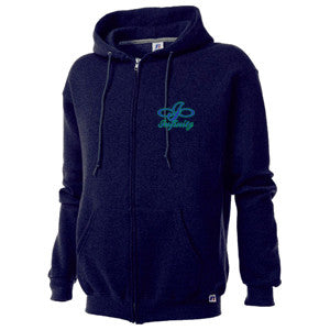 Infinity Volleyball - Russell Athletic Full Zip Hoodie - Navy (Booking Only)